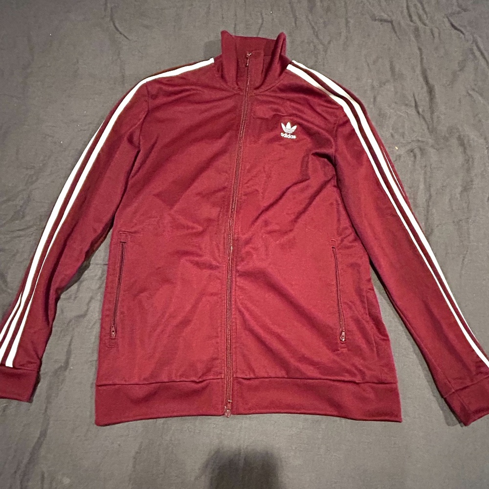 Adidas Magenta Zipup Size L